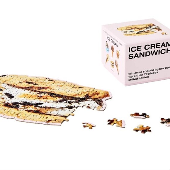 NWT Stocking Stuffer Mini Puzzle Ice Cream Sandwich New With Tags Gift Game New - Picture 4 of 10